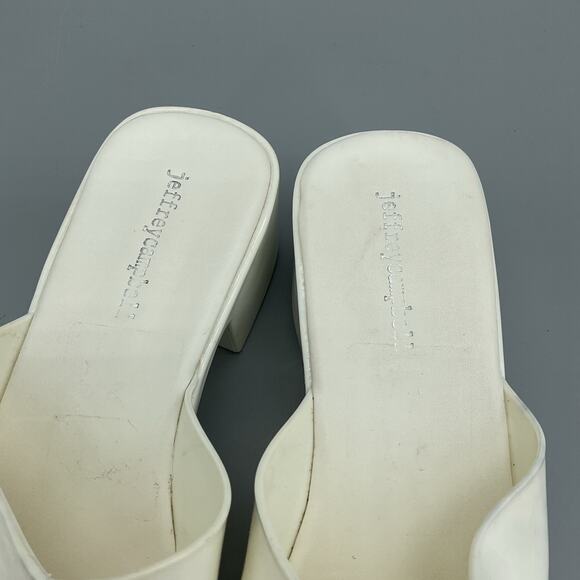 Jeffrey Campbell Women’s Bubblegum Platform Sandals White Size 9M - Picture 9 of 10